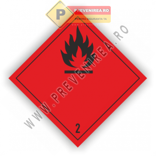 Etichete ADR Clasa 2 pentru Gaze Sub Presiune – Conform Normelor Transport Periculos