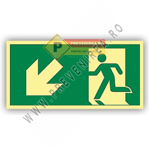 Semne iesire stanga in jos,