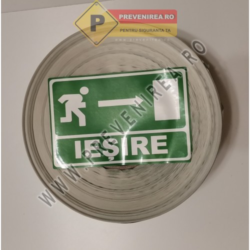 Stickere Ieșire spre dreapta – autocolant semnalizare direcție dreapta, vizibilitate ridicată