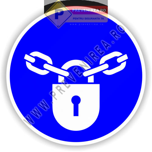 Etichete verificați lacătul să fie închis