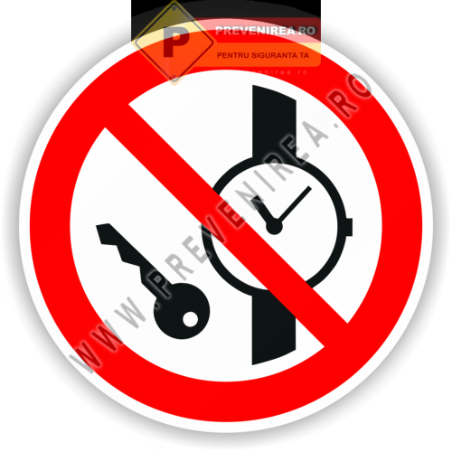 Etichete de Siguranță – Interzicerea Obiectelor Metalice în Zonele Sensibile
