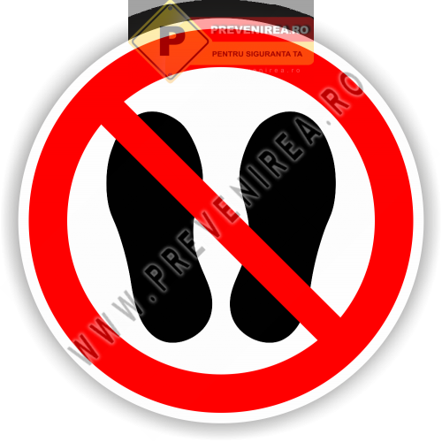 Etichete Nu Intrați - Urme de Pași