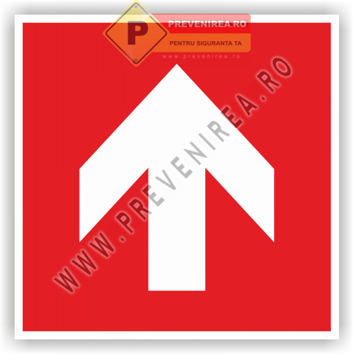 Eticheta de Incendiu cu Săgeată în Sus – Siguranță Rapidă și Vizibilitate Instantanee