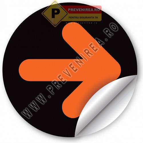 Stickere sageti portocalii Stickere sageti portocalii