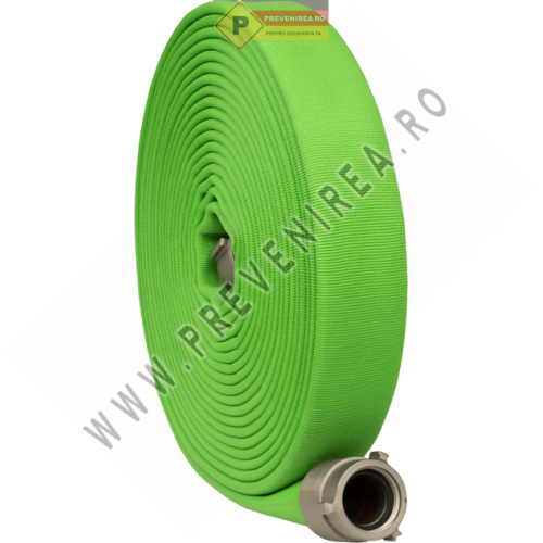 Furtun industrial cu racord pentru irigații și bazine de apă – rezistent, durabil, debit mare