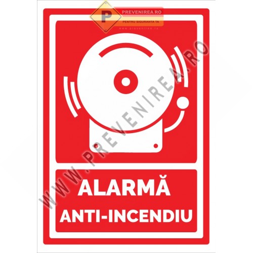 Indicatoare de Siguranță pentru alarmă Anti-Incendiu