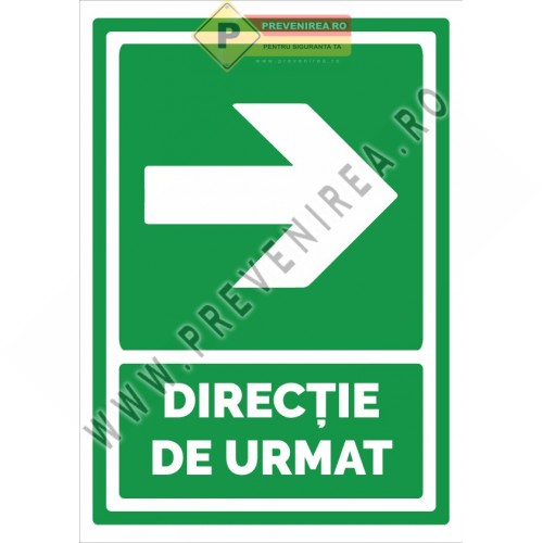 Indicator Verde Ieșire în Dreapta – Semn Evacuare Conform Normelor Indicator Verde Ieșire în Dreapta – Semn Evacuare Conform Normelor