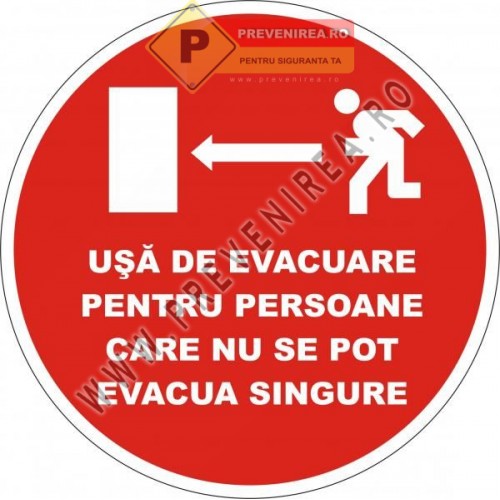 Indicator evacuare pentru persoane cu mobilitate redusă – Semnalizare evacuare de urgență