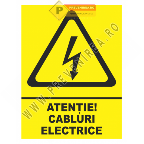 Indicator Cablu Electric – Semnalizare pentru Identificarea Cablurilor Indicator Cablu Electric – Semnalizare pentru Identificarea Cablurilor
