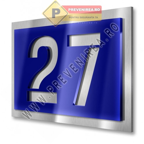 Plăcuță Personalizată din Aluminiu și Plexiglas pentru Spații Industriale și Comerciale Plăcuță Personalizată din Aluminiu și Plexiglas pentru Spații Industriale și Comerciale