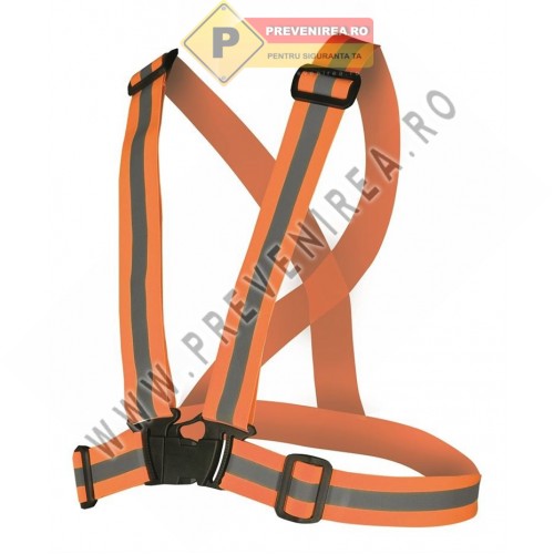 Bretele Reflectorizante pentru Securitate și Protecție – Ideal pentru Noapte și Zonă Industrială