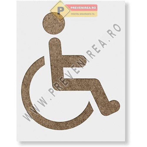 Șablon Marcaj Handicap pentru Locuri de Parcare – Utilizare Rapidă și Precisă