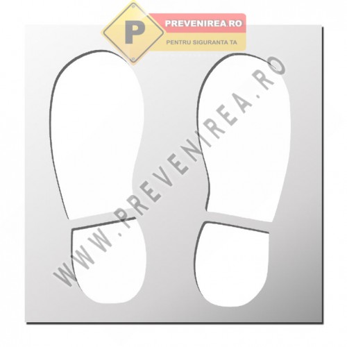 Șabloane Urme de Pași pentru Marcaje Rutiere Șabloane Urme de Pași pentru Marcaje Rutiere