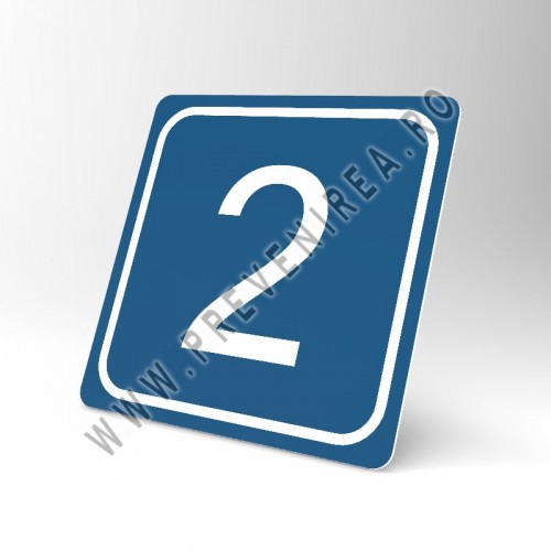 Placuta albastra 2 personalizata