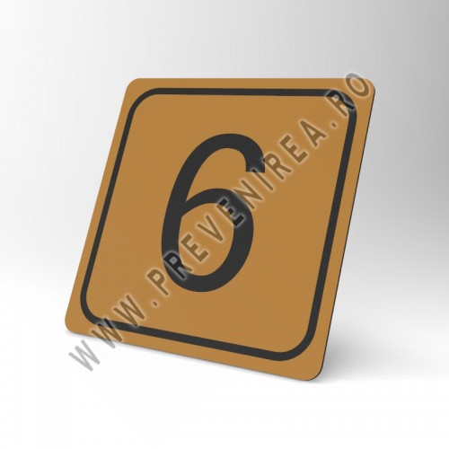 Placute de protectie maro cu negre 6