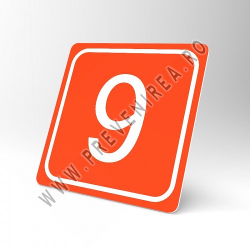 Placuta rezistenta portocalie 9