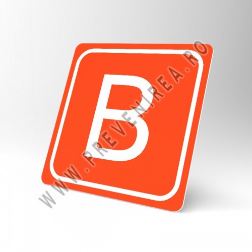 Placuta portocalie B