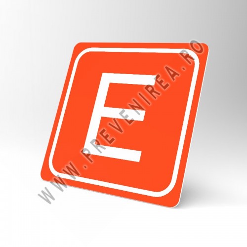 Placuta portocalie E