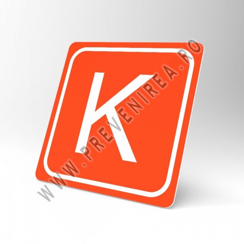 Placuta portocalie K