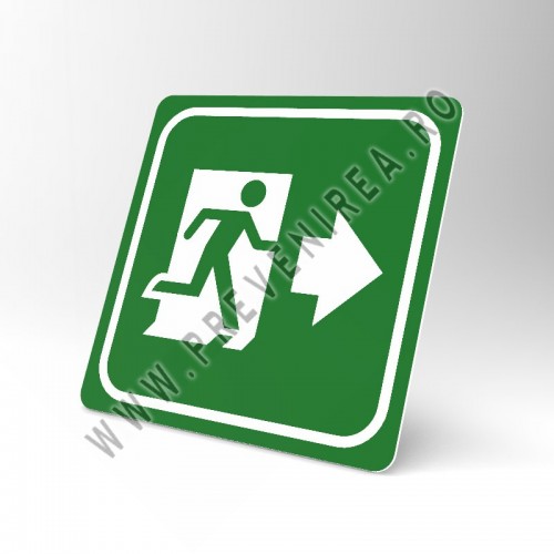 Placuta verde iesire spre dreapta