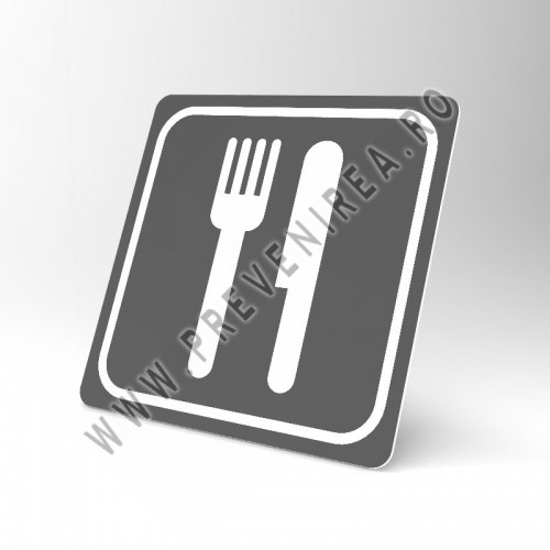 Placuta gri pentru bucatarie