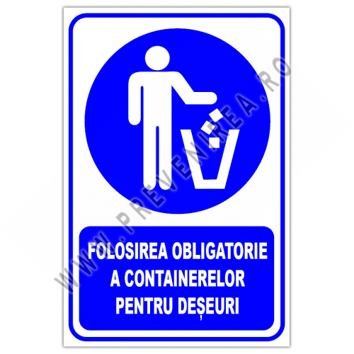 Indicator pentru containerele de curatenie