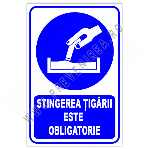 Indicator stingerea tigarii este obligatorie