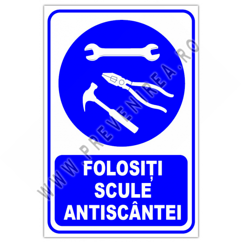 Indicator Folositi scule antiscantei