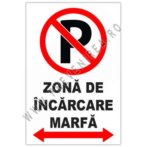 Indicator pentru zona de incarcare marfa