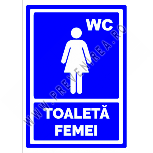 Plăcuță Indicator Toaletă Femei – Semn Vizibil pentru WC Plăcuță Indicator Toaletă Femei – Semn Vizibil pentru WC