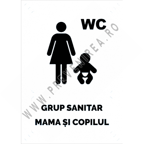 Indicator Mamă și Copil – Semn Grup Sanitar pentru Părinți cu Copii Indicator Mamă și Copil – Semn Grup Sanitar pentru Părinți cu Copii
