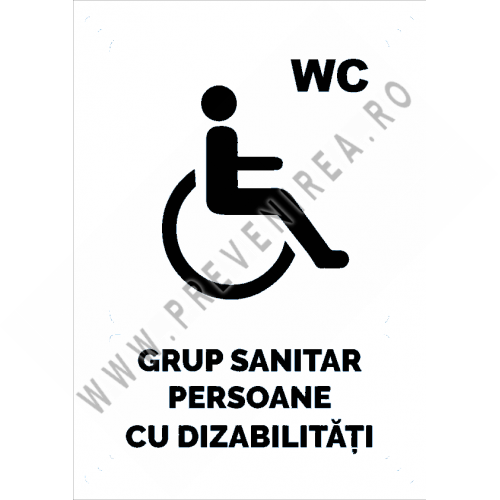 Indicator WC Persoane cu Dizabilități