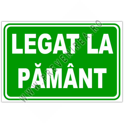 Indicator legat la pamant