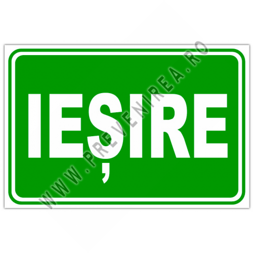 Indicator pentru Ieșire - Semn de Ieșire Indicator pentru Ieșire - Semn de Ieșire
