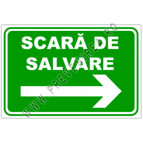 indicator pentru scara de salvare