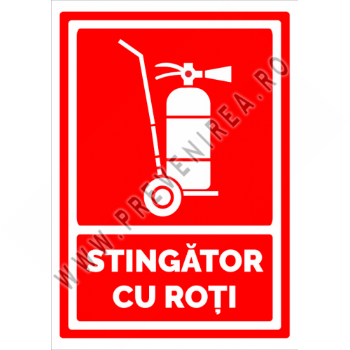 Indicator de securitate pentru stingator cu roti Indicator de securitate pentru stingator cu roti