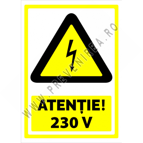 Indicator de Atenție 230V pentru Tablouri Electrice și Utilaje Electrice Indicator de Atenție 230V pentru Tablouri Electrice și Utilaje Electrice