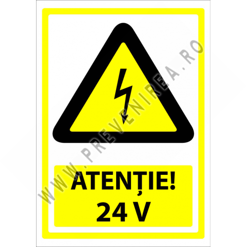 Indicator Atenție 24V pentru Zone cu Risc și Echipamente Electrice Indicator Atenție 24V pentru Zone cu Risc și Echipamente Electrice