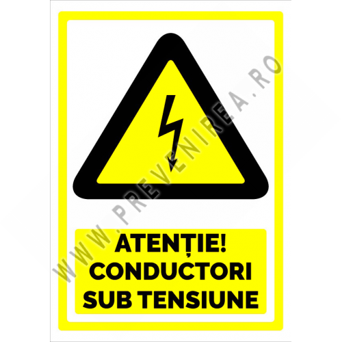 Indicator pentru atentie conductori sub tensiune Indicator pentru atentie conductori sub tensiune
