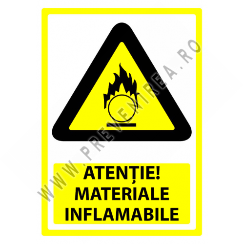 indicator de securitate materiale inflamabile