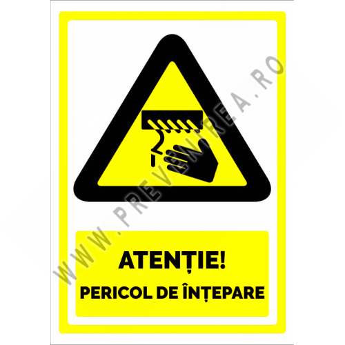 Indicator Atenție – Pericol de Înțepare | Semn de Avertizare și Siguranță