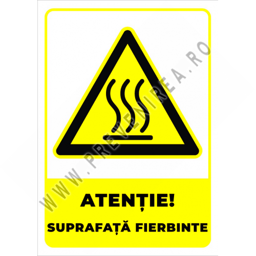 indicator pentru atentie suprafata fierbinte indicator pentru atentie suprafata fierbinte