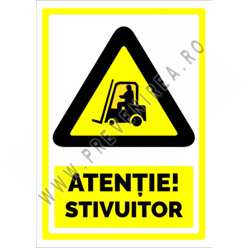 Indicator Atenție Stivuitor pentru Stivuitoare și Zone Industriale Indicator Atenție Stivuitor pentru Stivuitoare și Zone Industriale
