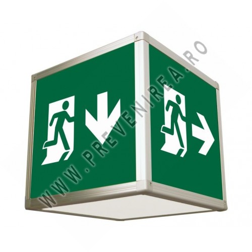 Cuburi și corpuri iluminate de siguranță pentru ieșire – Interior și Exterior