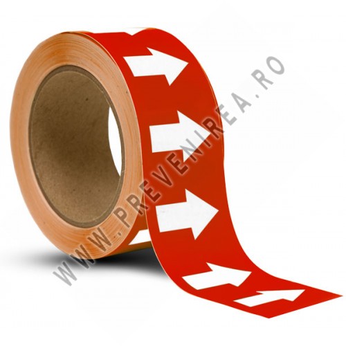 Benzi de Fixare pentru Conducte și Țevi cu Marcaje în Săgeți – Instalare Profesională