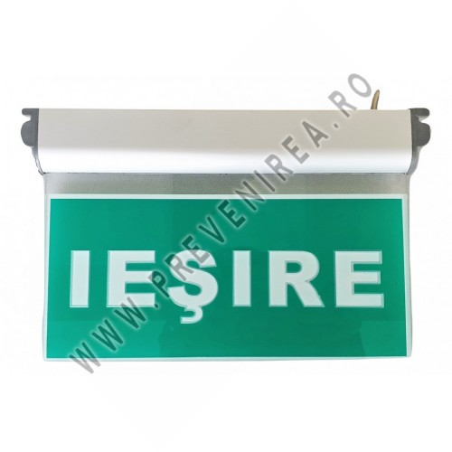 Corp Iluminat Siguranță de Ieșire – LED Osram Long Life, Autonomie 2 ore, Design Premium, Producție România