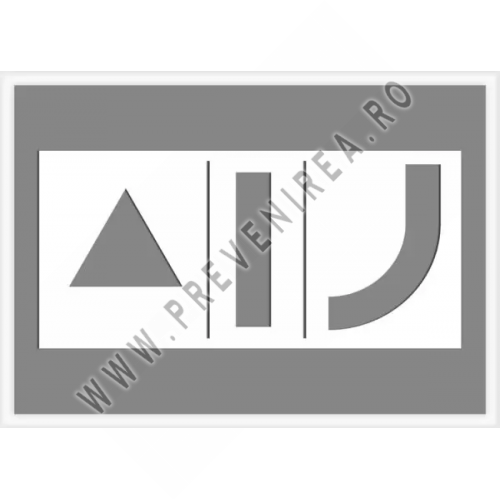 Placuta pentru culoar numărul 6 fata verso