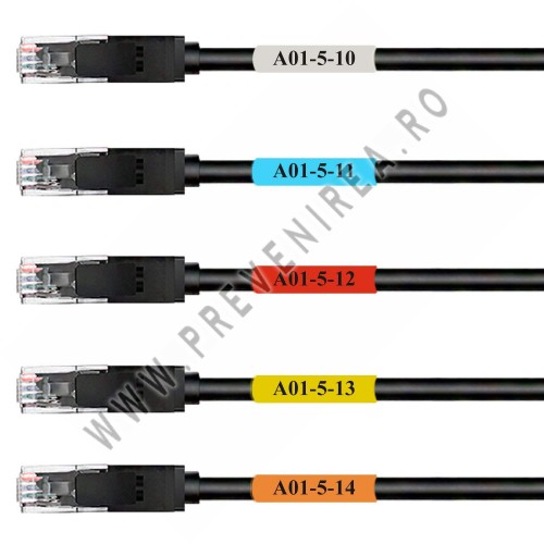 Etichete Profesionale pentru Identificarea Cablurilor de Internet și TV – Organizare Rapidă și Sigură a Firelor