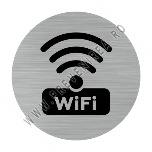 Etichete Metalice din Aluminiu pentru WiFi – Identificare Profesională Internet & Rețea