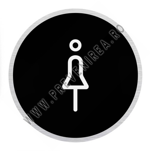 Semne de usa pentru toaleta femei